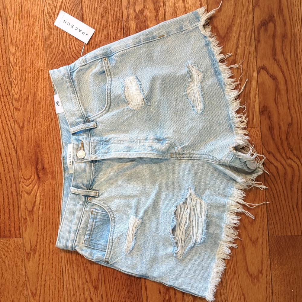 NWT PacSun Vintage High Rise Denim Shorts